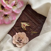 Vriksham Unique Gold Look Alike Vangi Finger Ring-G20072